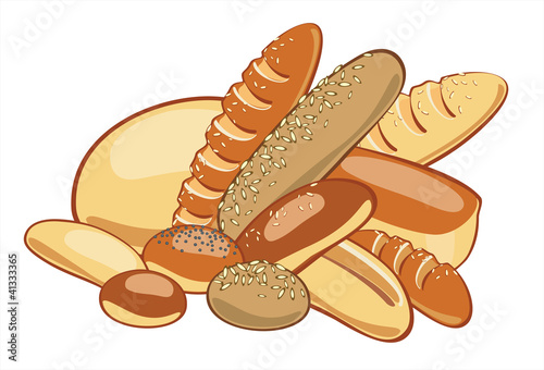 Bread. Vector illustration