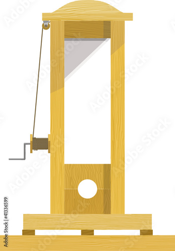 Guillotine. EPS10