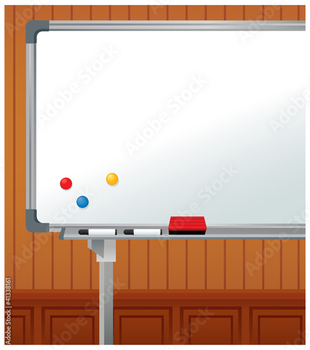 Close-up of whiteboard