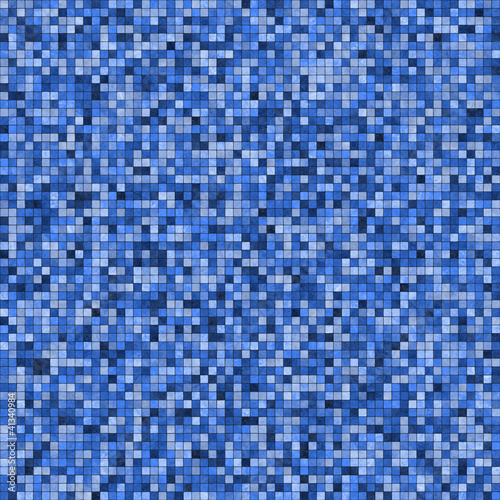 mosaic blue background