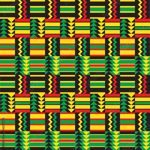 African Zig Zag Pattern