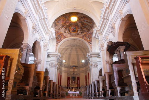 Ravenna Dome Basilica interior.