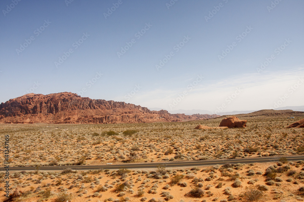 Fototapeta premium Road Across the Desert