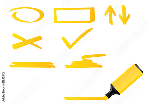 Yellow highlighter