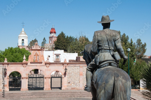 Obraz na płótnie Revolution square, La Bufa hill (Zacatecas-Mexico) w salonie