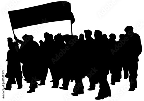 Group whit flag