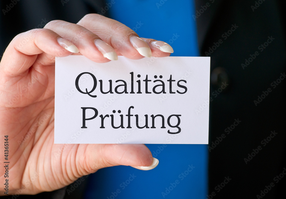 Qualitäts Prüfung Qualitäts Prüfung