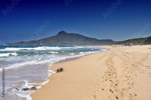 Sardegna, Buggerru, spiaggia di San Nicolao, vista di Portixeddu photo