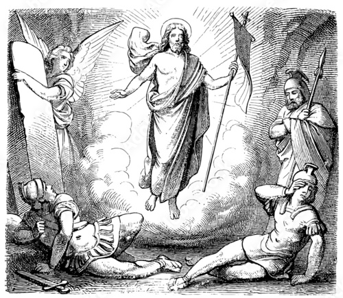 Shows Jesus Christ - the winner of death and hel