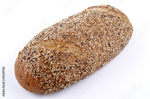 multigrain bread and a bright background
