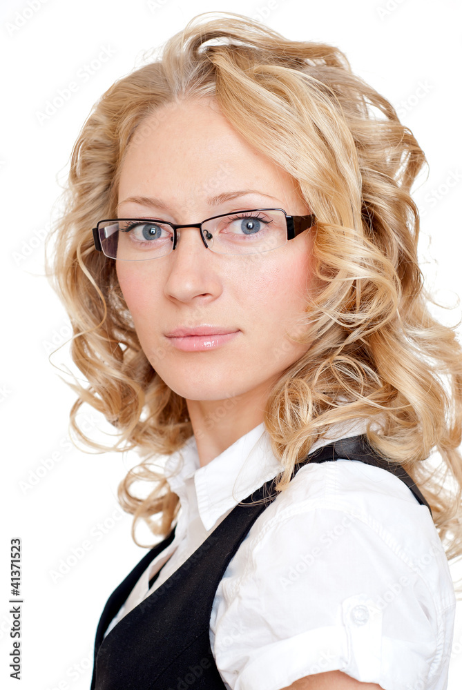 young smiling businesswoman