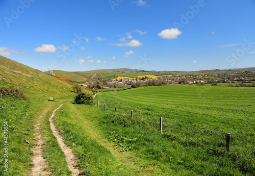 An English Rural Landscape and Village