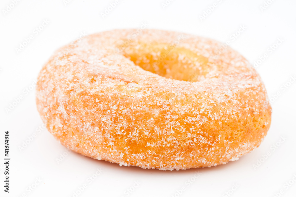 Close up of a doughnut