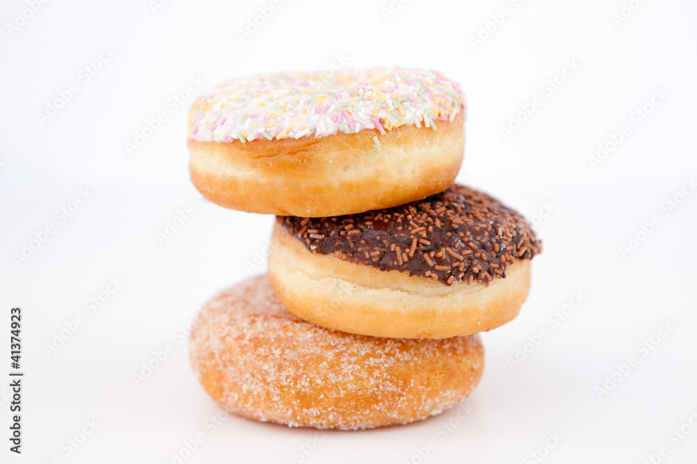 Doughnuts piled up Doughnuts piled up