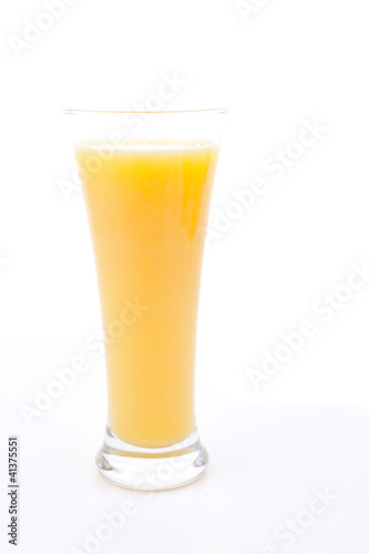 Glass full of orange juice