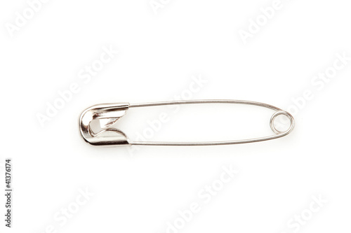 Close up of a safety pin