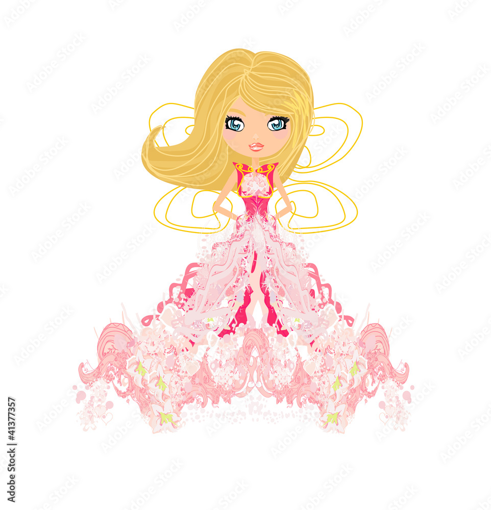 beautiful fairy vector graphic