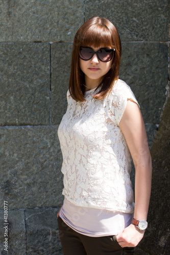 Girl in sunglasses © fir4ik