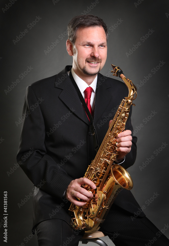 Naklejka premium musician