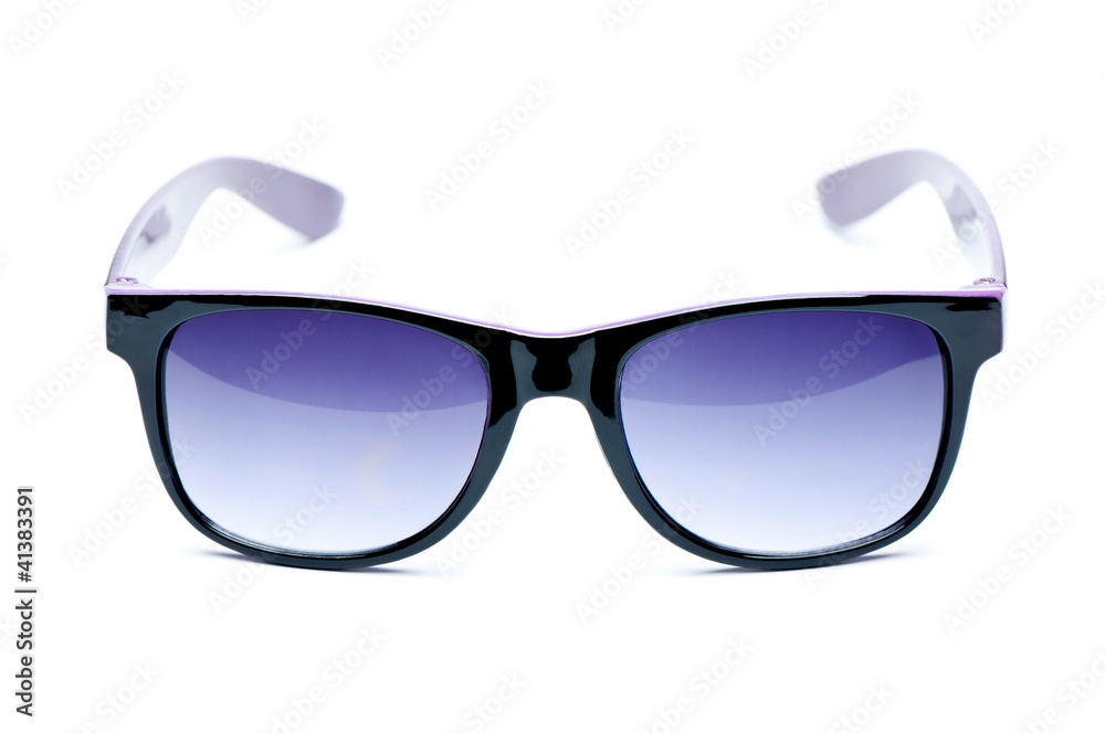 Old Black nerd Glasses with white background with clipping path Old Black nerd Glasses with white background with clipping path