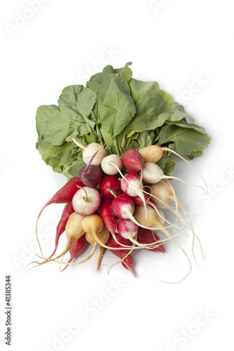 Bunch of rainbow radish
