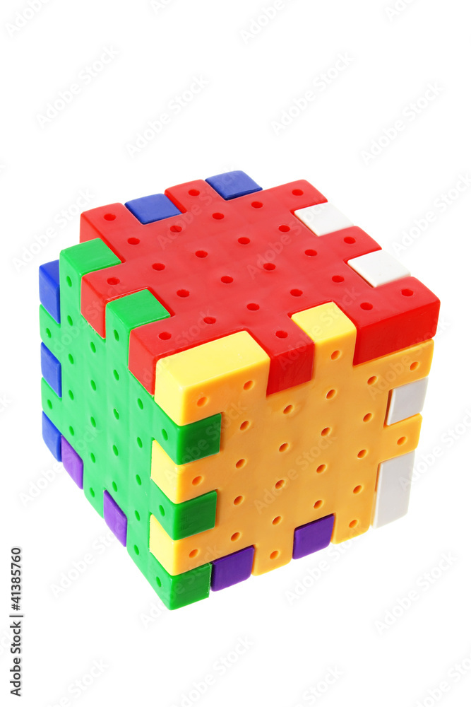 Naklejka premium Plastic Puzzle