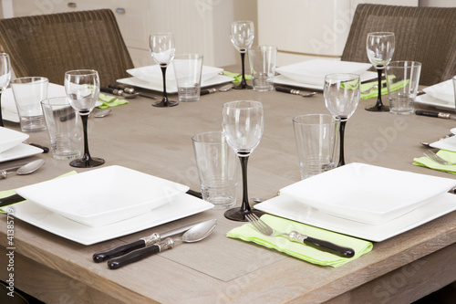 Gedeckter Tisch