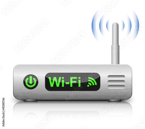 Vector Wireless Router Icon