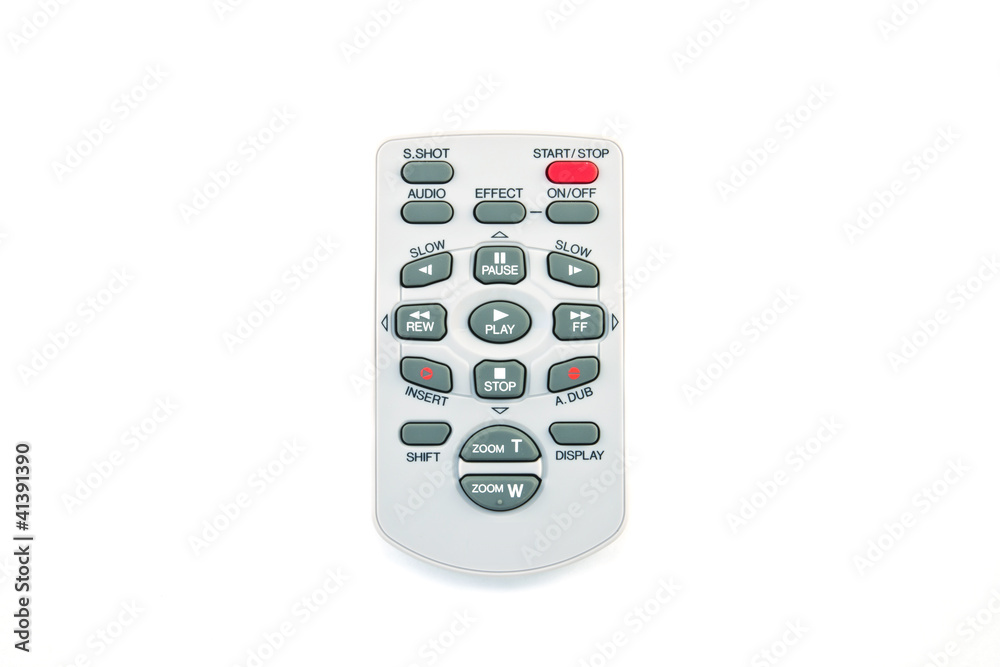 Remote control isolated on the white background Remote control isolated on the white background