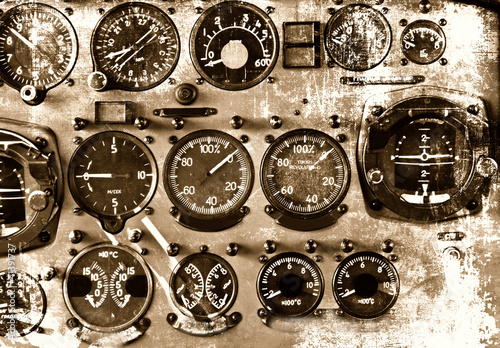 Retro aviation background
