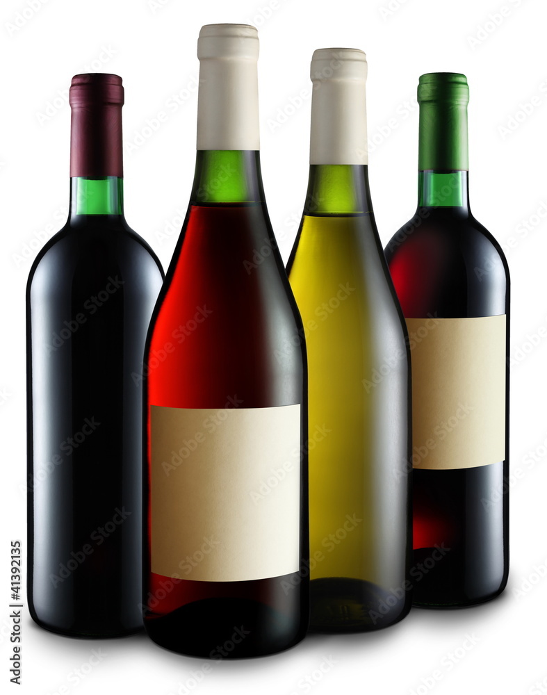 Four bottles of wine Four bottles of wine