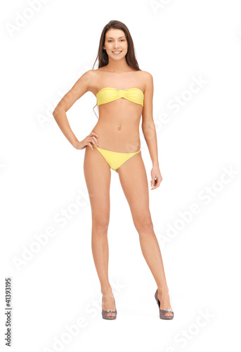 beautiful woman in bikini