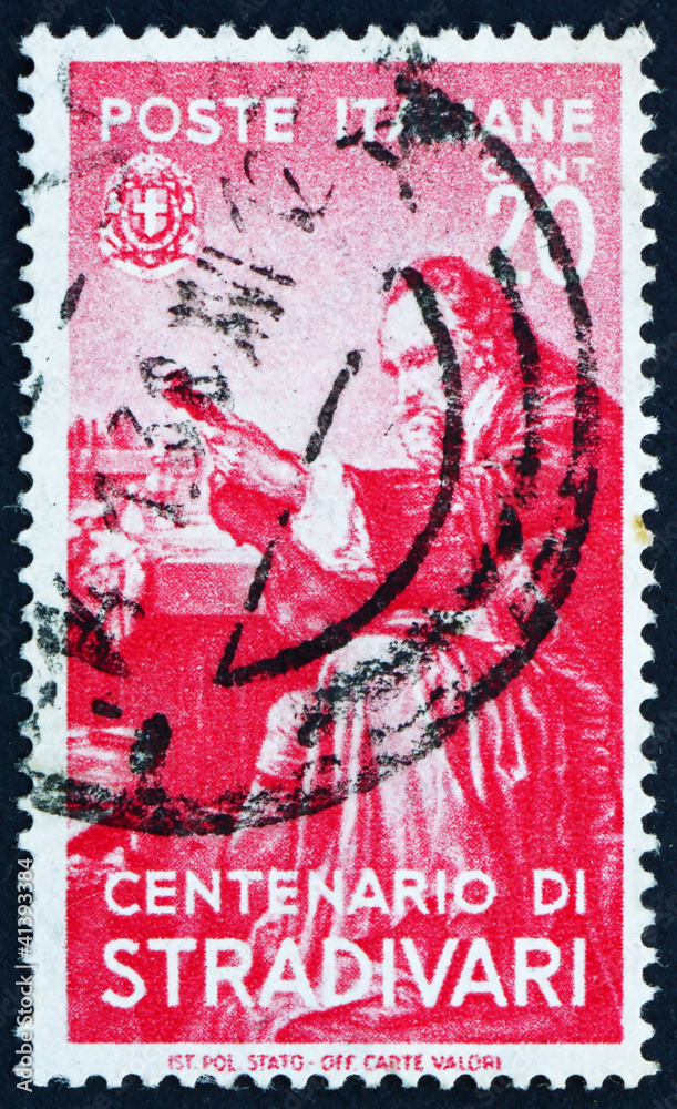 Postage stamp Italy 1937 Antonius Stradivarius, Luthier Stock Photo | Adobe  Stock