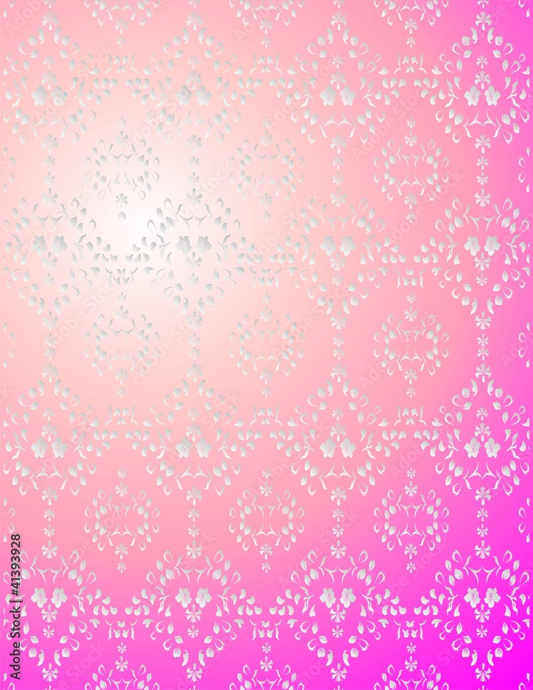 floral background in pink