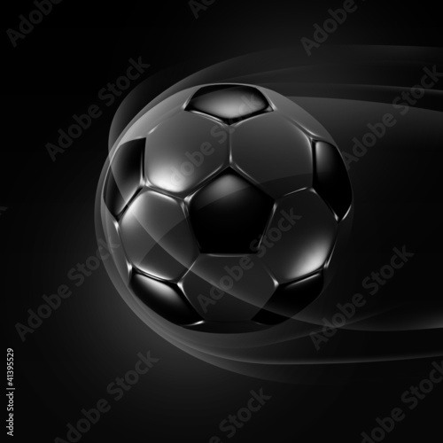 Fototapeta Naklejka Na Ścianę i Meble -  Professional soccer dark background