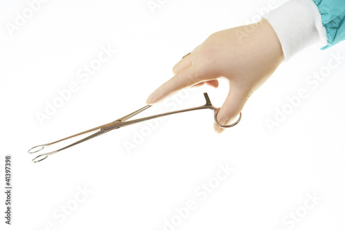 Surgical instrument - Foerster (Ballenger) Sponge Forceps)