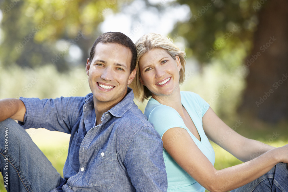 Fototapeta premium Couple in the country