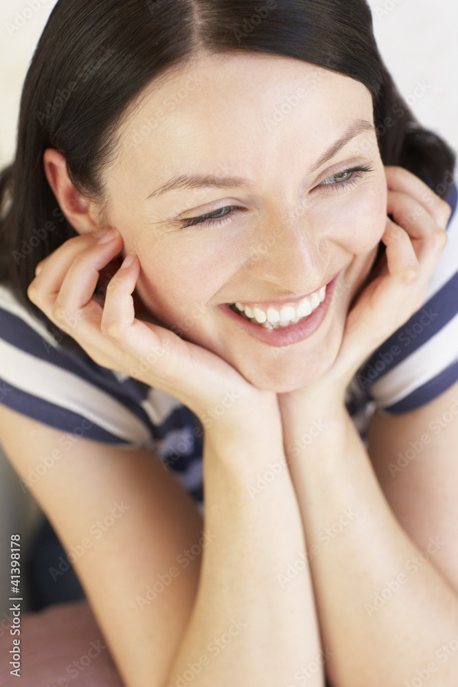 Portrait woman indoors Portrait woman indoors
