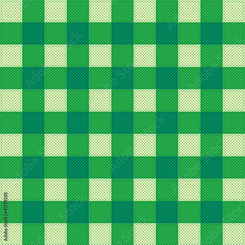 Pattern picnic tablecloth vector