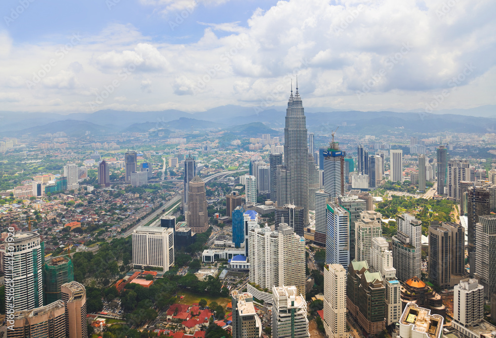 Fototapeta premium Kuala Lumpur (Malaysia) city view