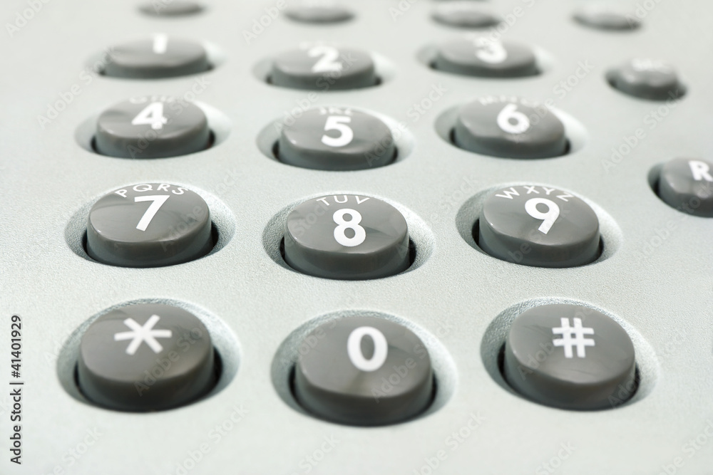Telephone keypad Telephone keypad