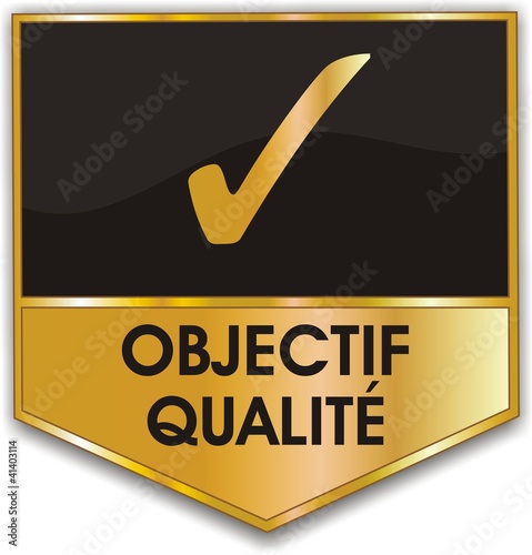 bouton objectif qualité