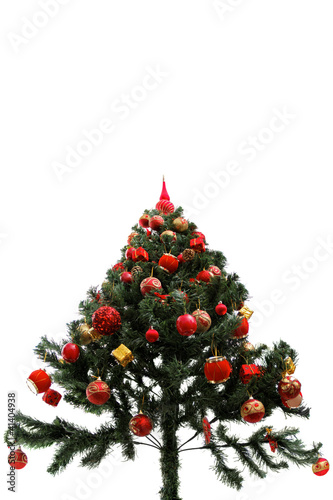 Christmas tree red top