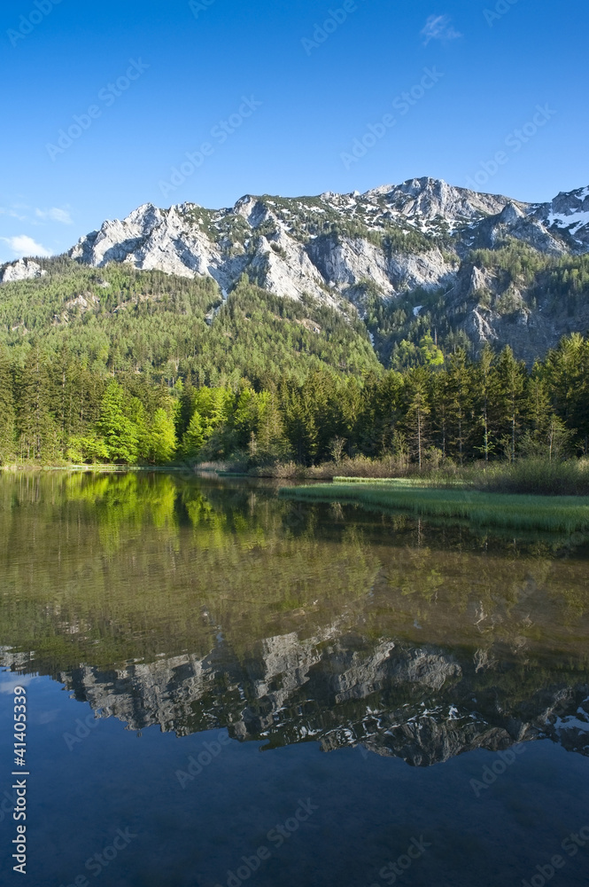 Alpine Lake in the springtime