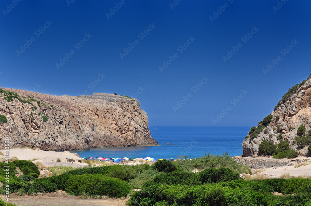 Sardegna, Buggerru, spiaggia di Cala Domestica