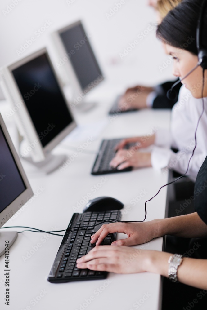 business people group working in customer and helpdesk office business people group working in customer and helpdesk office