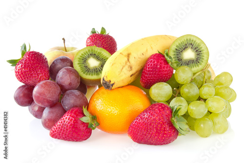 fresh various fruits