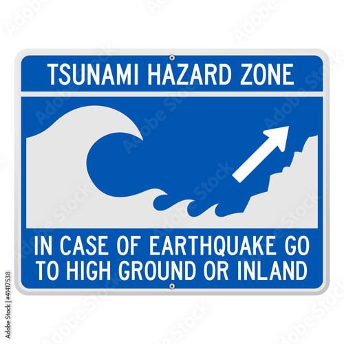 Tsunami Danger Sign