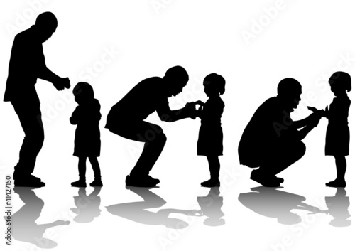 Daughter and father