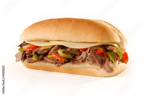 Philly cheesesteak sandwich © Heater